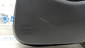 Door trim card rear right Mazda CX-30 20- black, insert black cloth, armrest leather dark blue, scratches