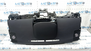 Torpedo front panel with AIRBAG Toyota Prius V 12-17 black, rusty pyropatron