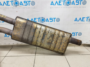 Exhaust manifold assembly Ford Mustang mk6 15- 2.3T resonator with barrels, rusty