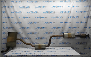 Exhaust line middle part Ford C-max MK2 13-18 with catalytic converter and barrel