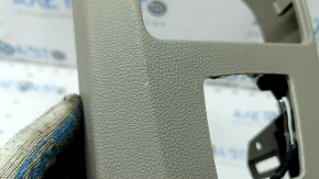 Rear center console trim Ford C-max MK2 13-18 gray, with backlight, scratches