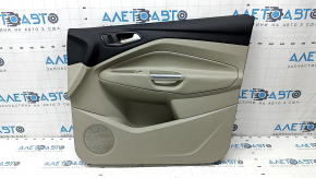 Front right door panel for Ford C-max MK2 2013-2018, beige with beige plastic insert, beige leather armrest