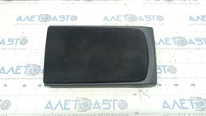 Armrest Toyota Prius V 12-17 dark gray, black cloth, dry clean, scuffs
