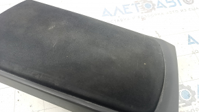 Armrest Toyota Prius V 12-17 dark gray, black cloth, dry clean, scuffs