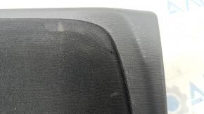 Armrest Toyota Prius V 12-17 dark gray, black cloth, dry clean, scuffs