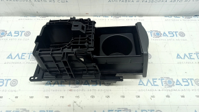 Cup holder lower Toyota Prius V 12-17 dark gray, scratches