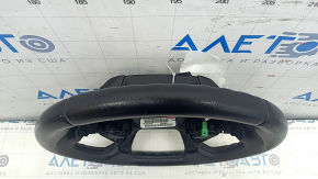 Naked steering wheel Ford C-max MK2 13-18 leather black, with control buttons