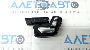 Seat control with memory front right Mercedes CLA 14-19 black with chrome