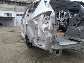 Quarter wing rear left Ford C-max MK2 13-18 on the body, silver, pokes