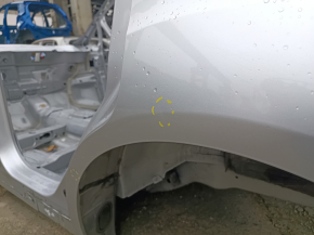 Quarter wing rear left Ford C-max MK2 13-18 on the body, silver, pokes