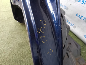 Quarter wing rear right Toyota Rav4 19-20 on the body, black, painted blue, made, dented, pokes