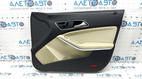 Door trim card front right Mercedes CLA 14-19 leather beige, for dry cleaning