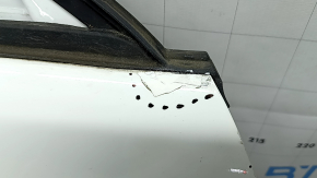Door assembly front right Mercedes CLA 14-19 keyless, white 149, chips