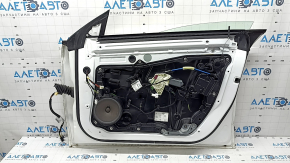 Door assembly front right Mercedes CLA 14-19 keyless, white 149, chips