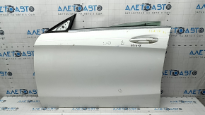 Door assembly front left Mercedes CLA 14-19 keyless, white 149, bumps, chips