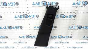 Center pillar trim upper belt right Mercedes CLA 14-19 black, broken fasteners