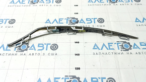 Front bumper molding left Mercedes CLA 17-19 chrome, scratches, cracks, sand, broken mount