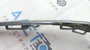Front bumper molding right Mercedes CLA 17-19 chrome, scratches, cracks, bumps