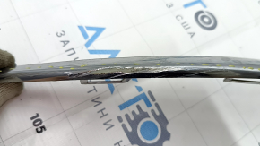 Front bumper molding right Mercedes CLA 17-19 chrome, scratches, cracks, bumps
