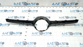 Grille trim grill Mercedes CLA 14-19 Taiwan, gray with chrome moldings, broken fasteners, sand