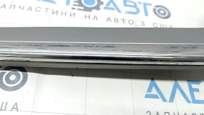 Grille trim grill Mercedes CLA 14-19 Taiwan, gray with chrome moldings, broken fasteners, sand