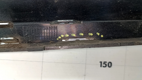 Grille trim grill Mercedes CLA 14-19 Taiwan, gray with chrome moldings, broken fasteners, sand