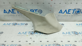 Rear Trunk Pillar Cover Right Tesla Model S 12-20 Beige, Fabric Bulged