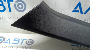 Rear pillar trim lower right Tesla Model S 16-20 rest, black, with beige insert, scratches, broken fasteners