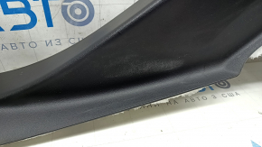 Rear pillar trim lower right Tesla Model S 16-20 rest, black, with beige insert, scratches, broken fasteners