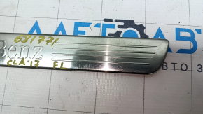Door sill trim front left outer Mercedes CLA 14-19 chrome, scratches
