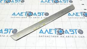 Door sill trim front right outer Mercedes CLA 14-19 chrome, scratches, bump