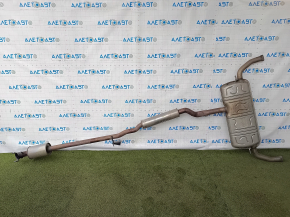 Rear muffler with barrel Mercedes CLA 250 17-19 AWD