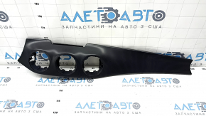 Front panel trim with central air deflectors Mercedes CLA 14-19 gray, peeling coating