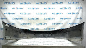 Rear bumper bare Tesla Model S 16-20 rest, for 6 parking sensors, white, made
