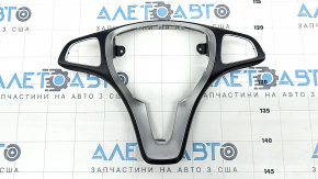 Mercedes CLA 14-19 steering wheel trim black with chrome, cracks in fasteners