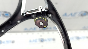 Mercedes CLA 14-19 steering wheel trim black with chrome, cracks in fasteners