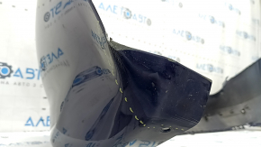 Bare rear bumper Alfa Romeo Giulia 17-18 for parking sensors, blue, dented, scratches, cracks