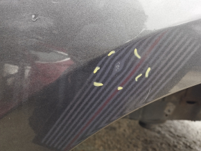Quarter wing rear left Ford Mustang mk6 15- coupe, on the body, graphite, bumps