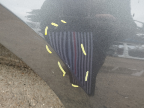 Quarter wing rear right Ford Mustang mk6 15- coupe, on the body, graphite, bumps, dented