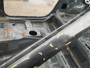 Front left quarter Ford Mustang mk6 18- on the body, graphite, bumps on the pillar