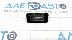 Trunk lid number plate light right Alfa Romeo Giulia 17 - cracks in glass