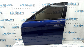 Door assembly front left Alfa Romeo Giulia 17 keyless, aluminum, blue 082, scratches on glass, butt