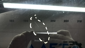 Door assembly front left Alfa Romeo Giulia 17 keyless, aluminum, blue 082, scratches on glass, butt