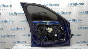 Door assembly front left Alfa Romeo Giulia 17 keyless, aluminum, blue 082, scratches on glass, butt
