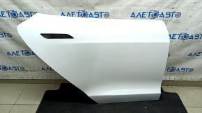 Door bare rear right Tesla Model S 12-20 white PPSW, painted 0.2-0.3