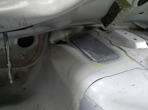 Mercedes CLA 14-19 trunk trough on the body, dented