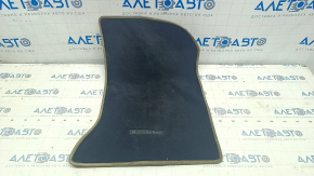 Front right interior mat Mercedes CLA 14-19 black cloth, beige piping, dry cleanable