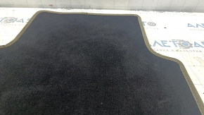Carpet interior rear left Mercedes CLA 14-19 cloth black, beige piping, dry cleanable