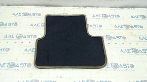 Carpet interior rear right Mercedes CLA 14-19 cloth black, beige edging, for dry cleaning