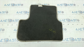 Carpet interior rear right Mercedes CLA 14-19 cloth black, beige edging, for dry cleaning
